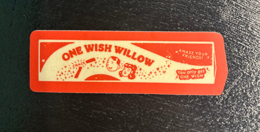 One Wish Willow - Sticker