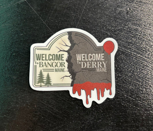 Welcome to Bangor / Derry - sticker
