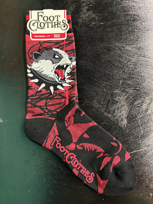 Anarchy Badger - crew socks