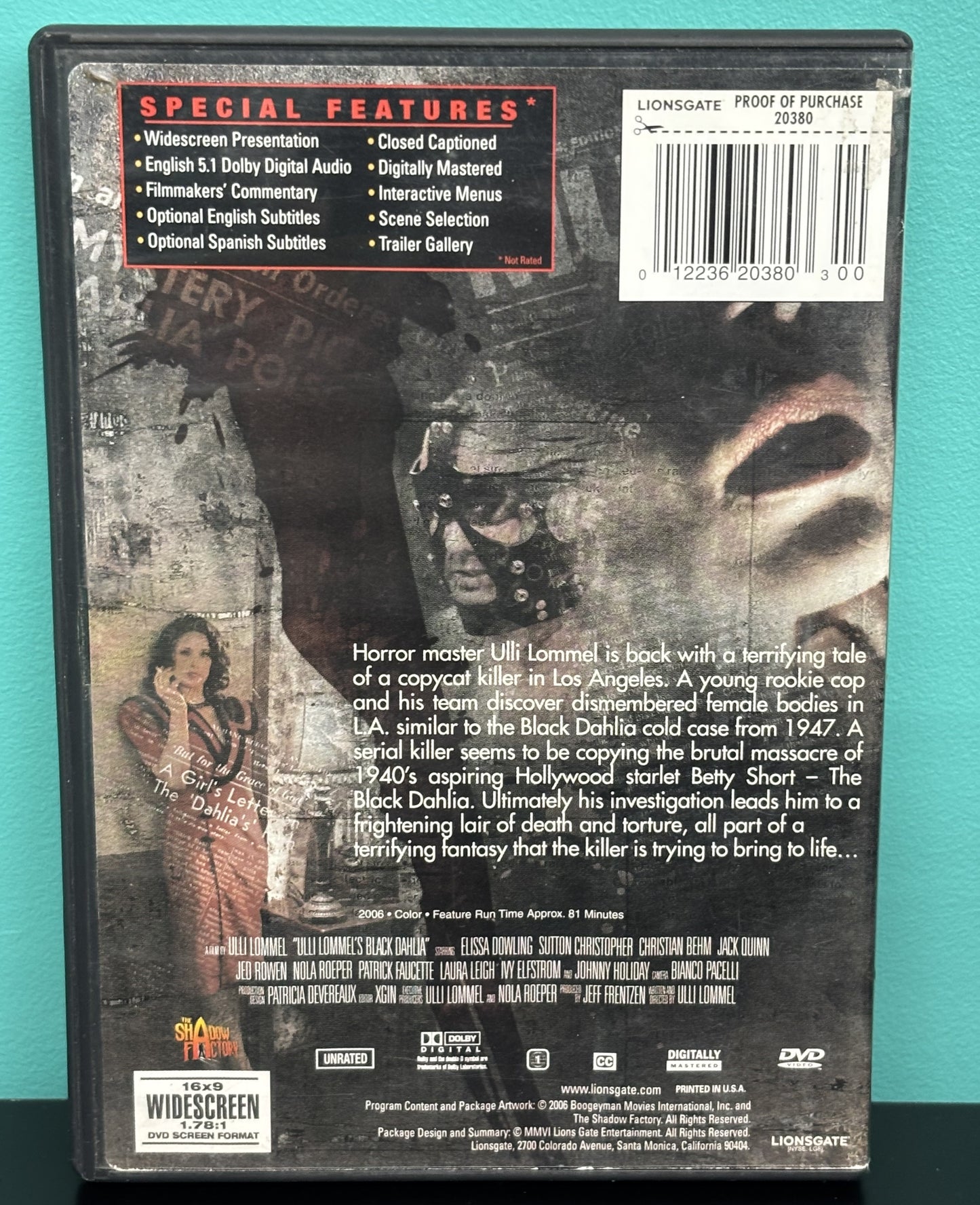 Black Dahlia (2006) - DVD - used
