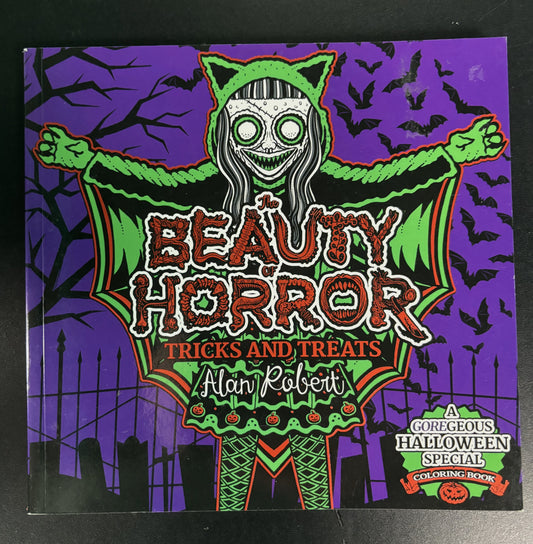 The Beauty of Horror, Tricks and Treats - coloring book