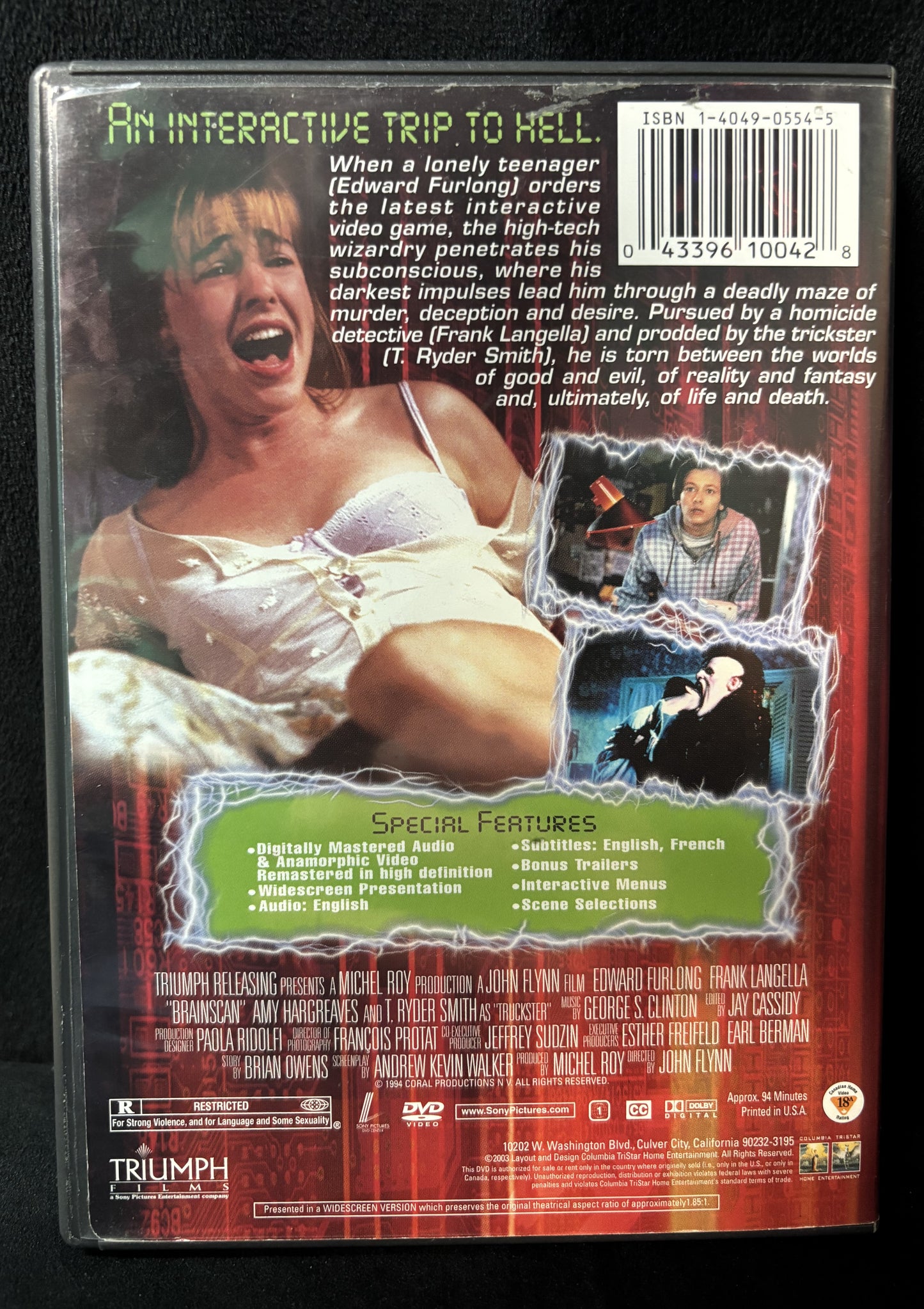 Brainscan (1994) - DVD - used