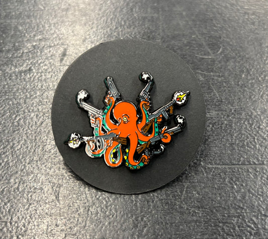 Armed Octopus - Pin