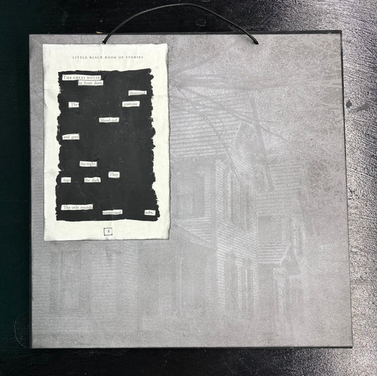 Black Out Poetry The Great House - Wall Art