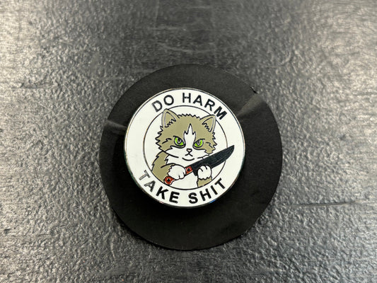 Do Harm Cat - Pin