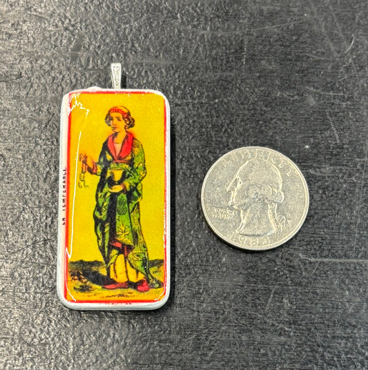 Large Domino - Necklace Pendent