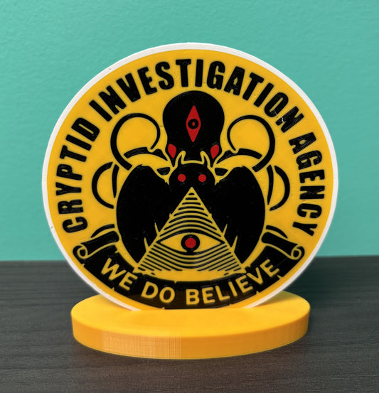 Cryptid Investigation Agency - decorative disc