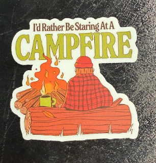 Campfire - sticker