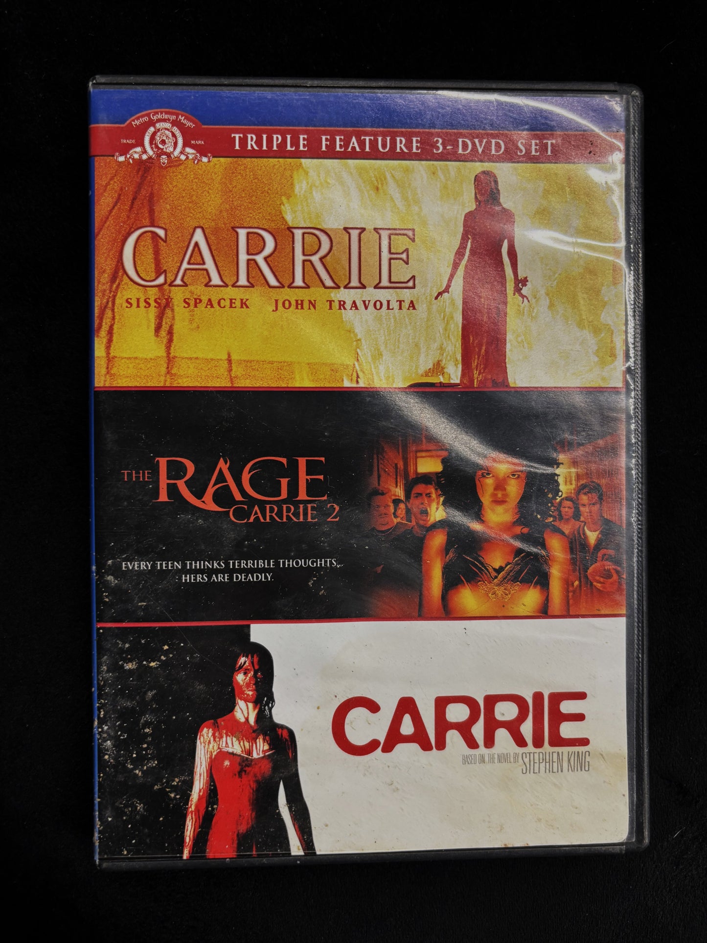 Carrie Triple Feature Collection - DVD - used