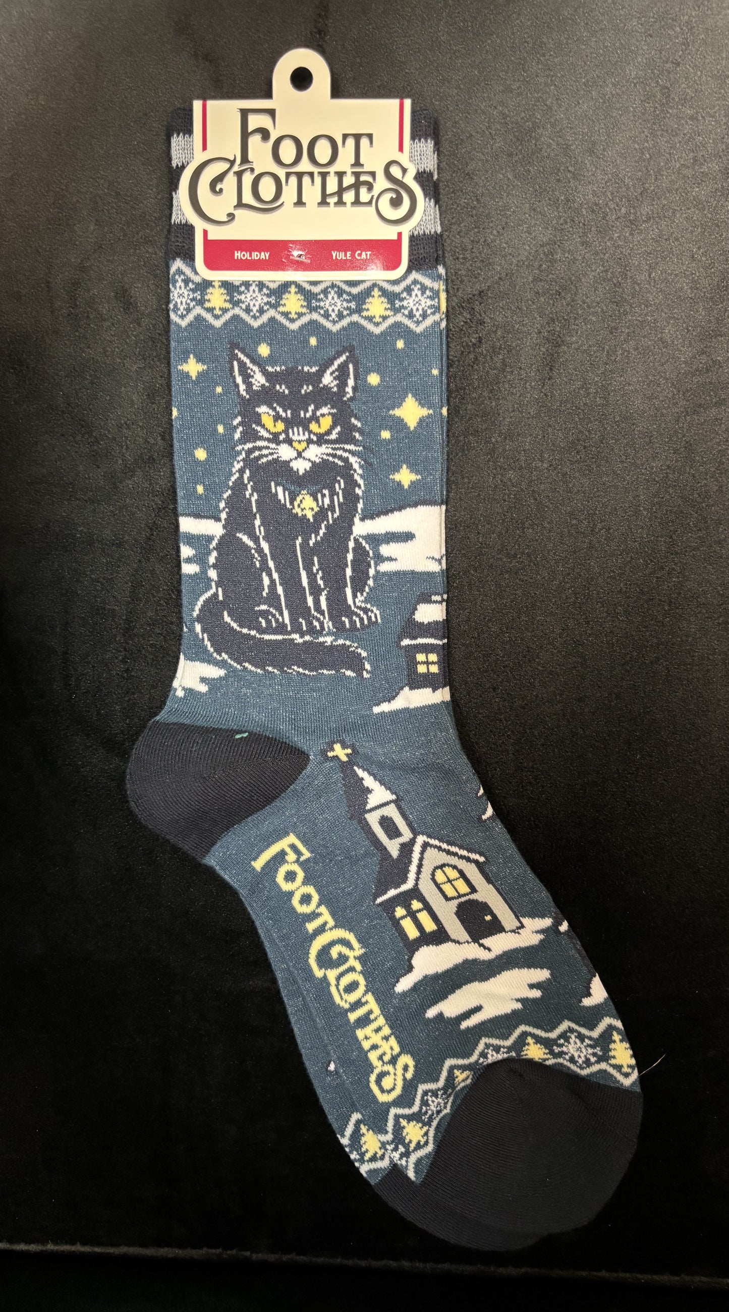 Yule Cat - crew socks