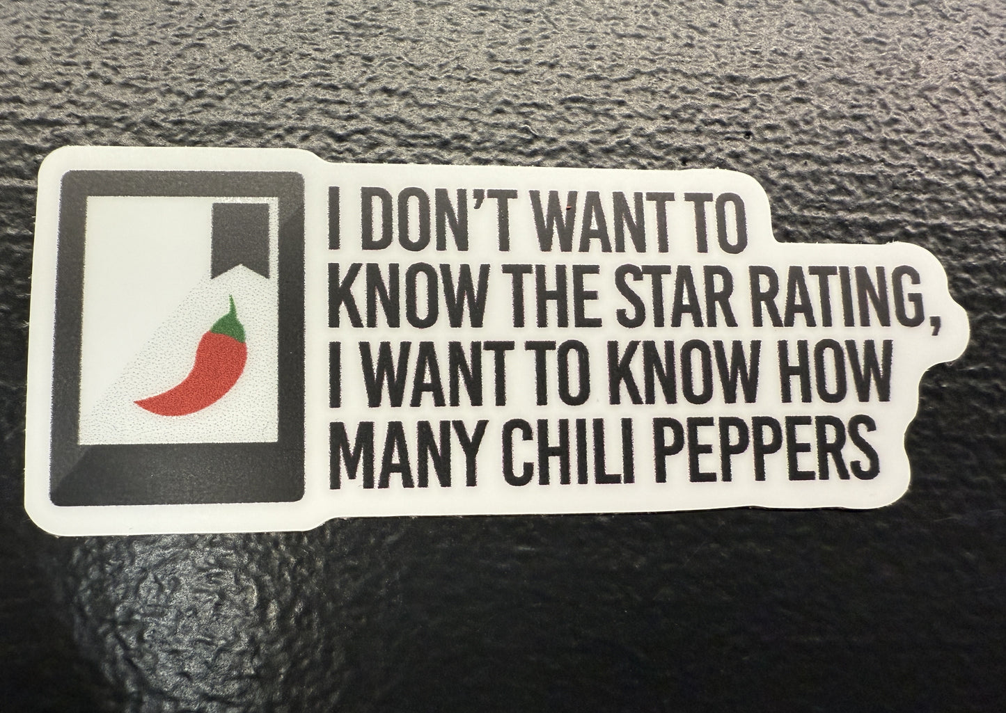 I Don't Want to know... - sticker