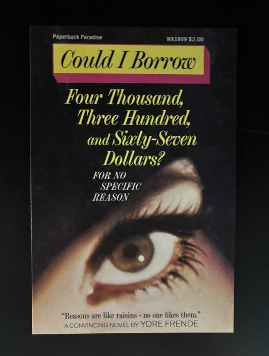 Could I Borrow... - postcard