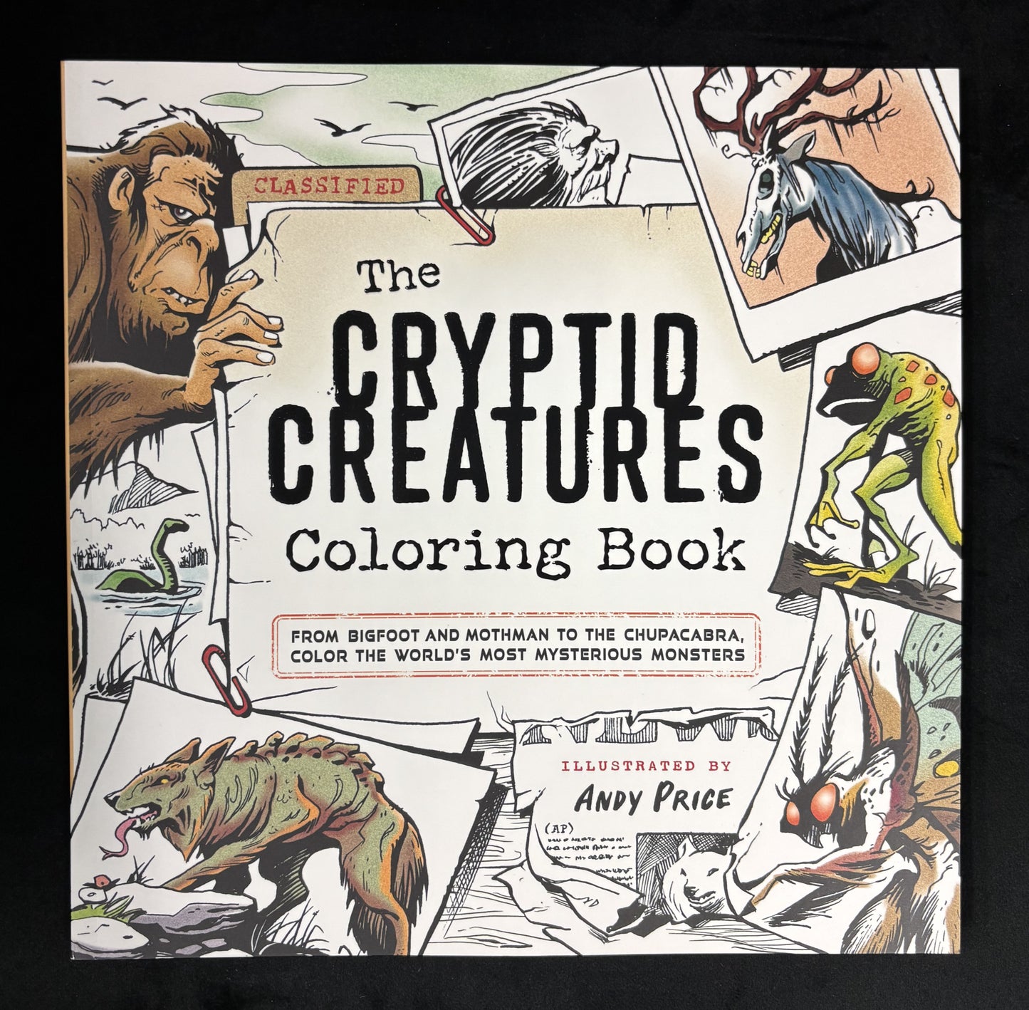 The Cryptid Creatures Coloring Book - coloring book