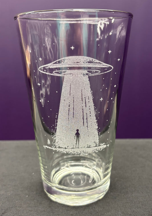 UFO - Pint Glass