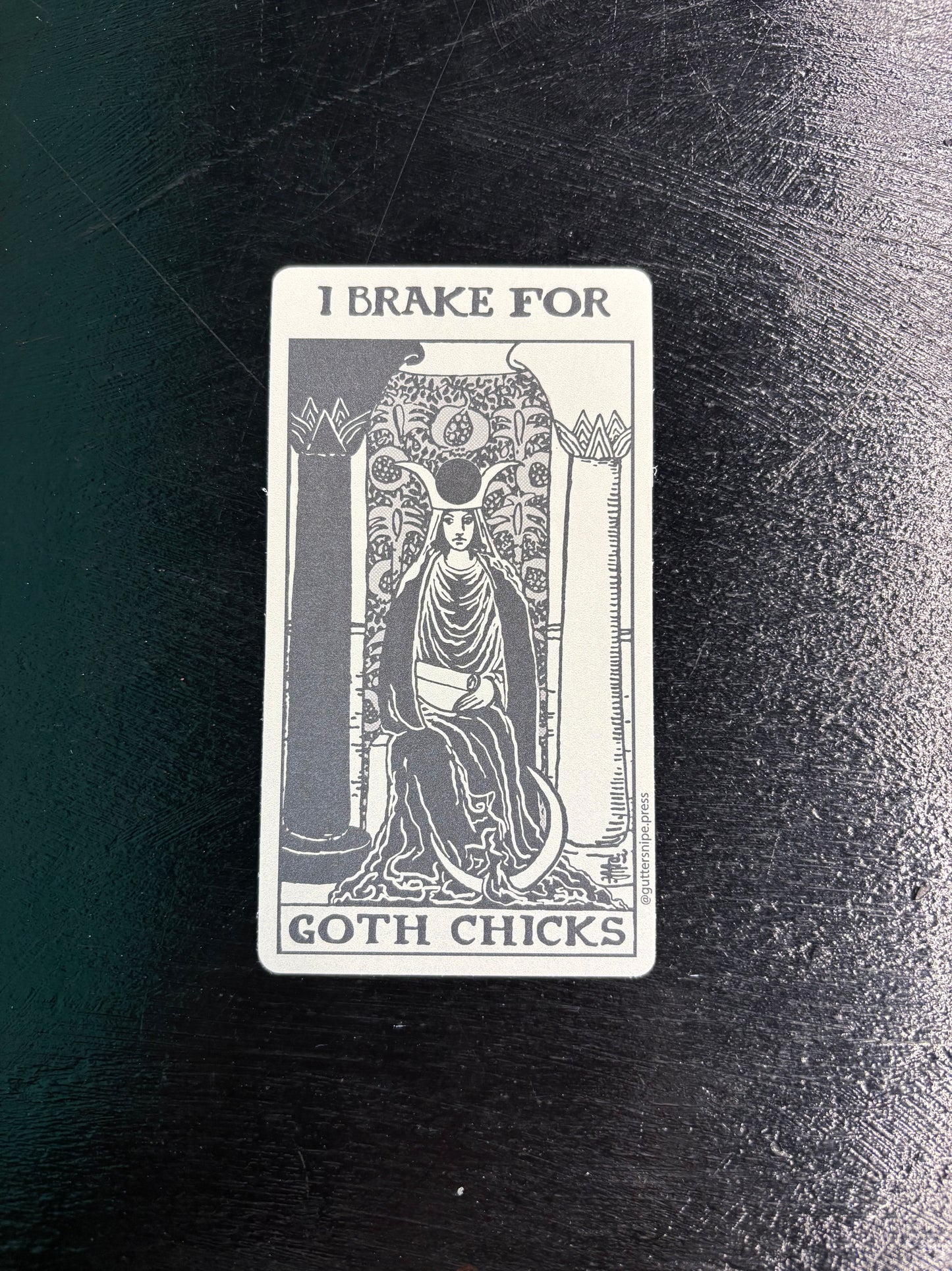 Goth Chicks Tarot - Sticker