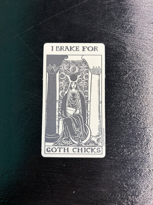 Goth Chicks Tarot - Sticker