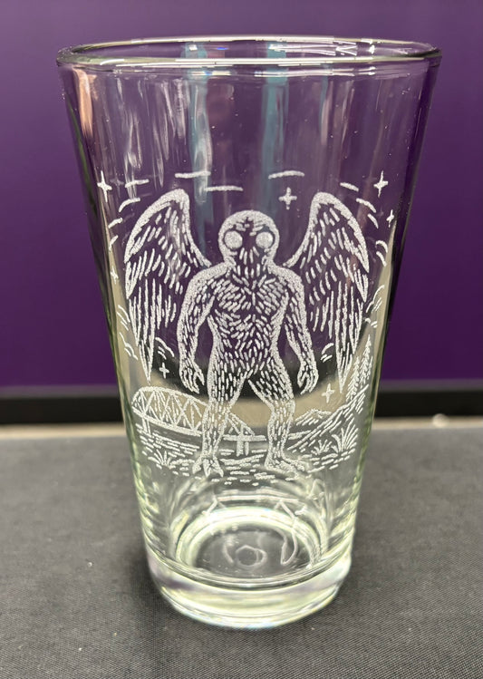 Mothman - Pint Glass