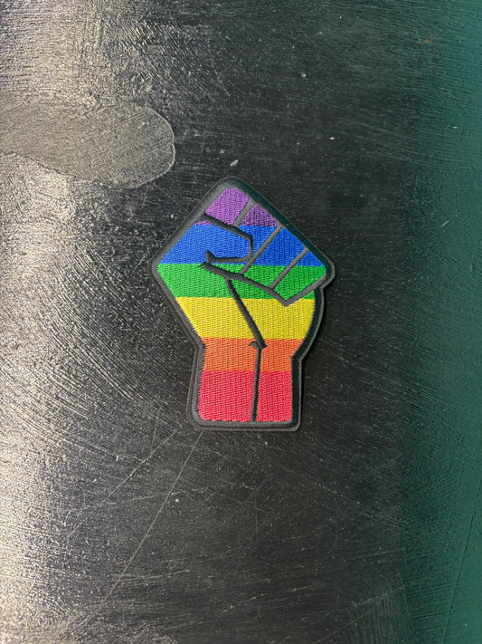 Rainbow Pride Fist - Patch