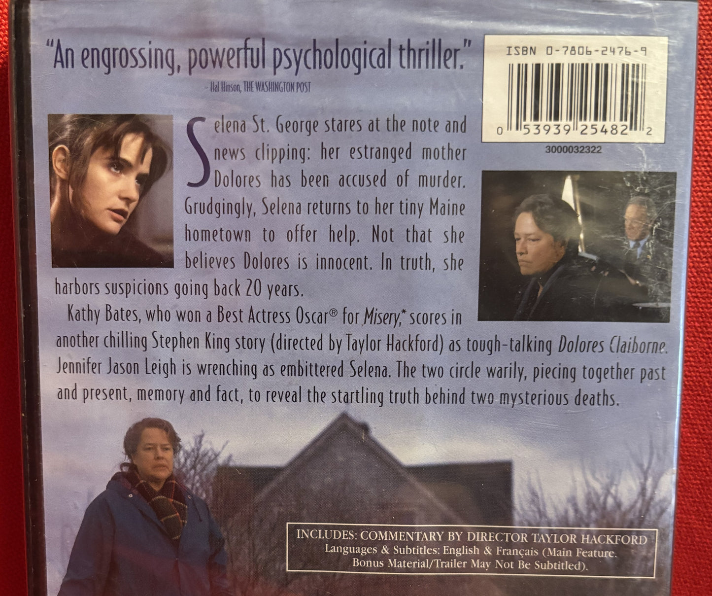 Dolores Claiborne (1995) - DVD - new
