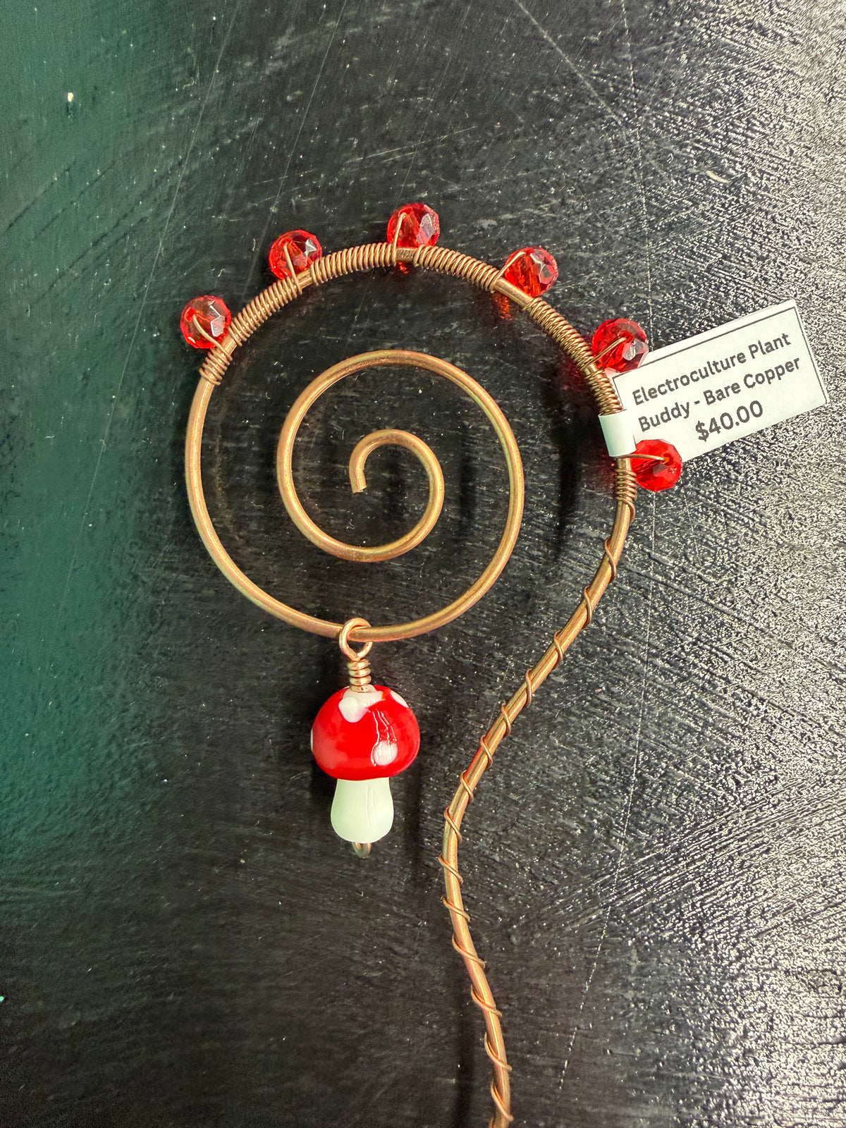 Wire Wrapped Electroculture - Plant Buddy