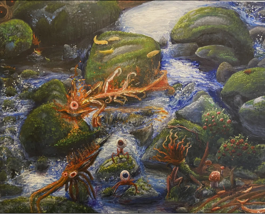 DO NOT make a wish on the one-eyed fish - Art Print