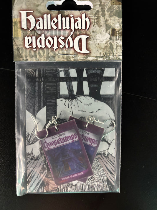 Welcome to Dead House Goosebumps Book - Earrings