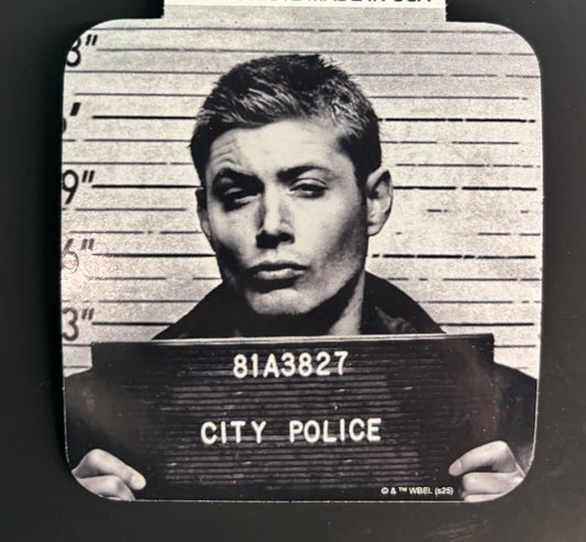 Dean Mugshot, Supernatural - sticker