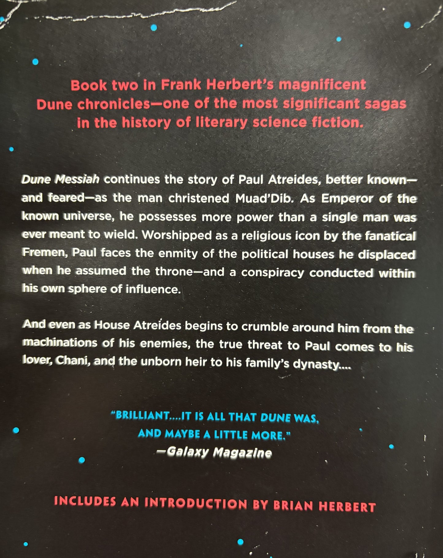 Dune Messiah by Frank Herbert - used