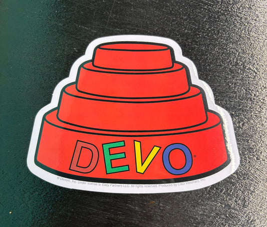 Devo Hat - sticker