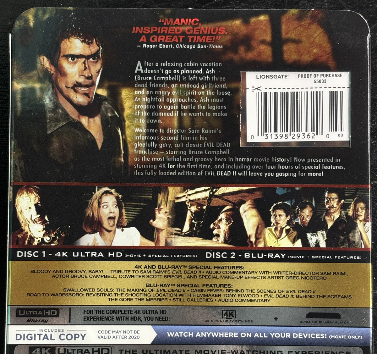 Evil Dead 2 (1987) - 4K + Blu-ray - new