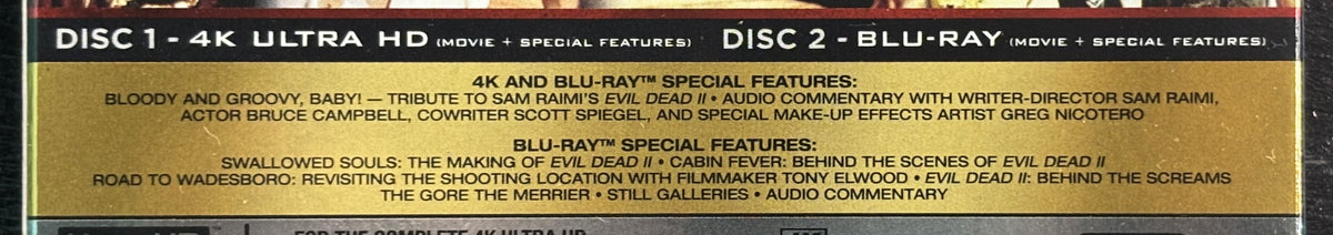 Evil Dead 2 (1987) - 4K + Blu-ray - new