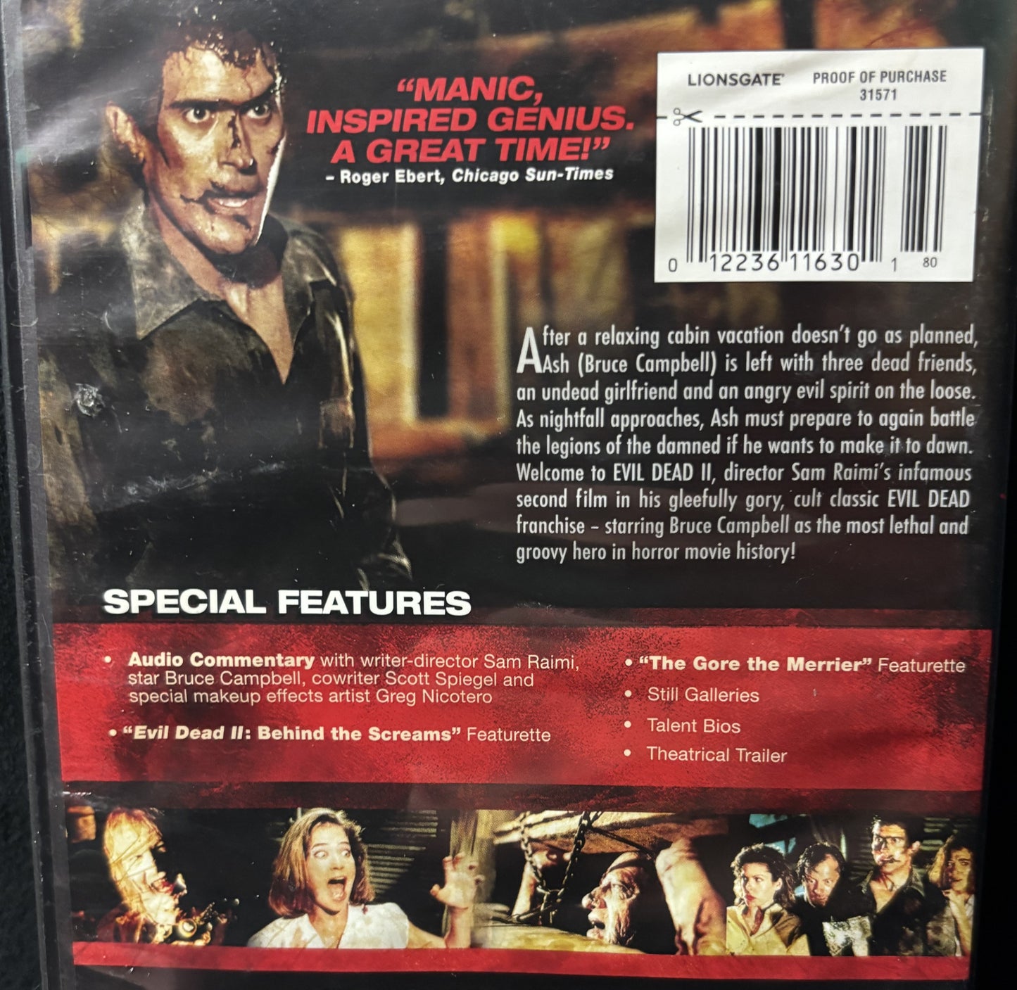 Evil Dead 2 (1987) - DVD - used