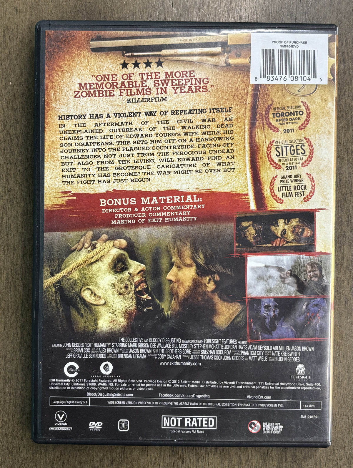 Exit Humanity (2011) - DVD - used