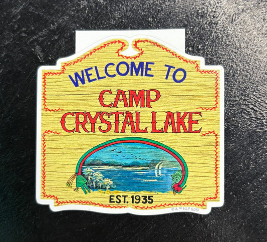 Camp Crystal Lake - Friday the 13th - Sticker