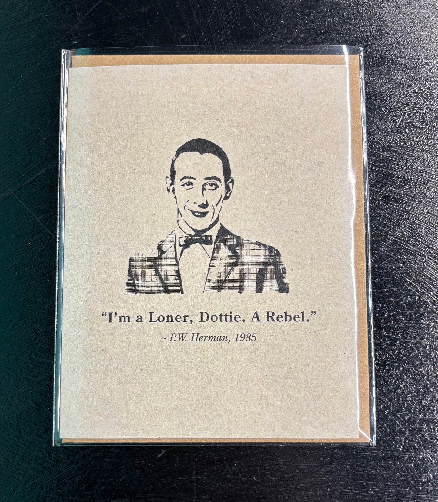 Loner Pee Wee - Greeting Card
