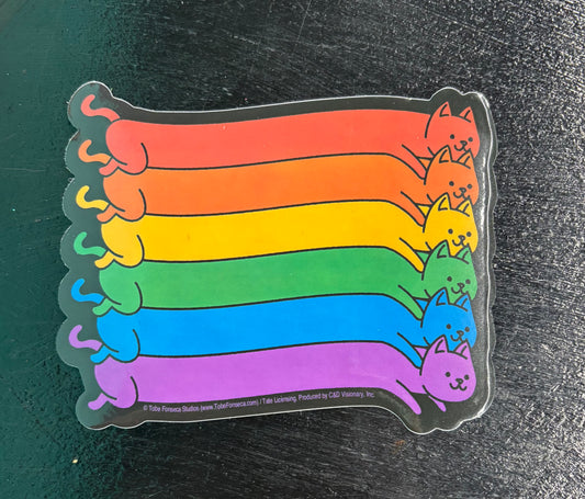Rainbow Cats - sticker