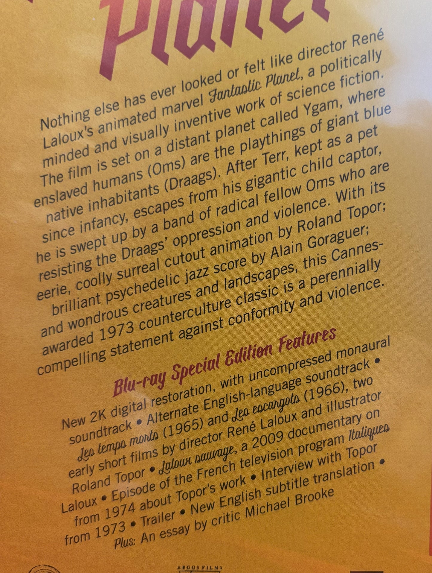 Fantastic Planet (1973) - Blu-ray - new