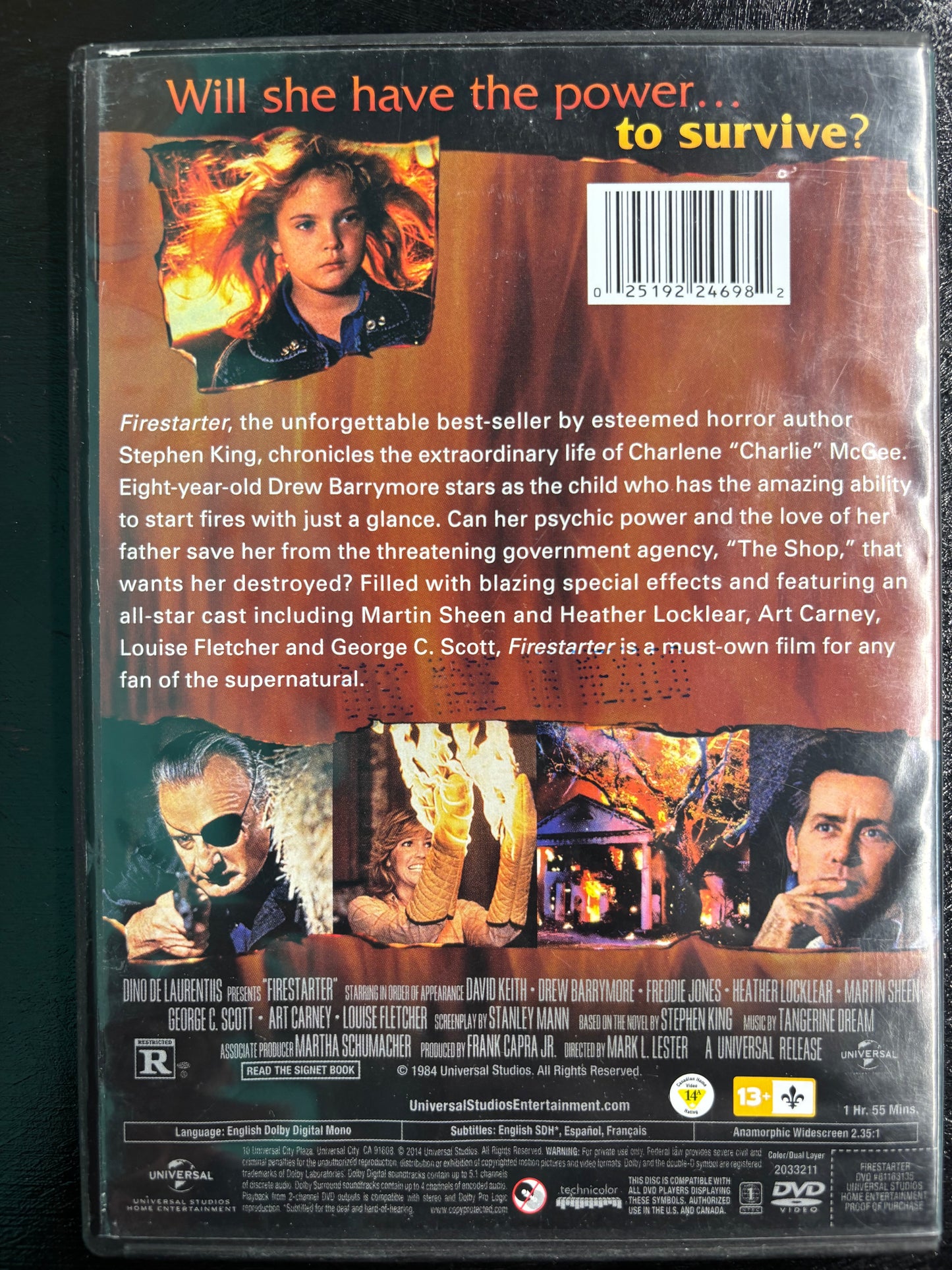 Firestarter (1984) - DVD - used