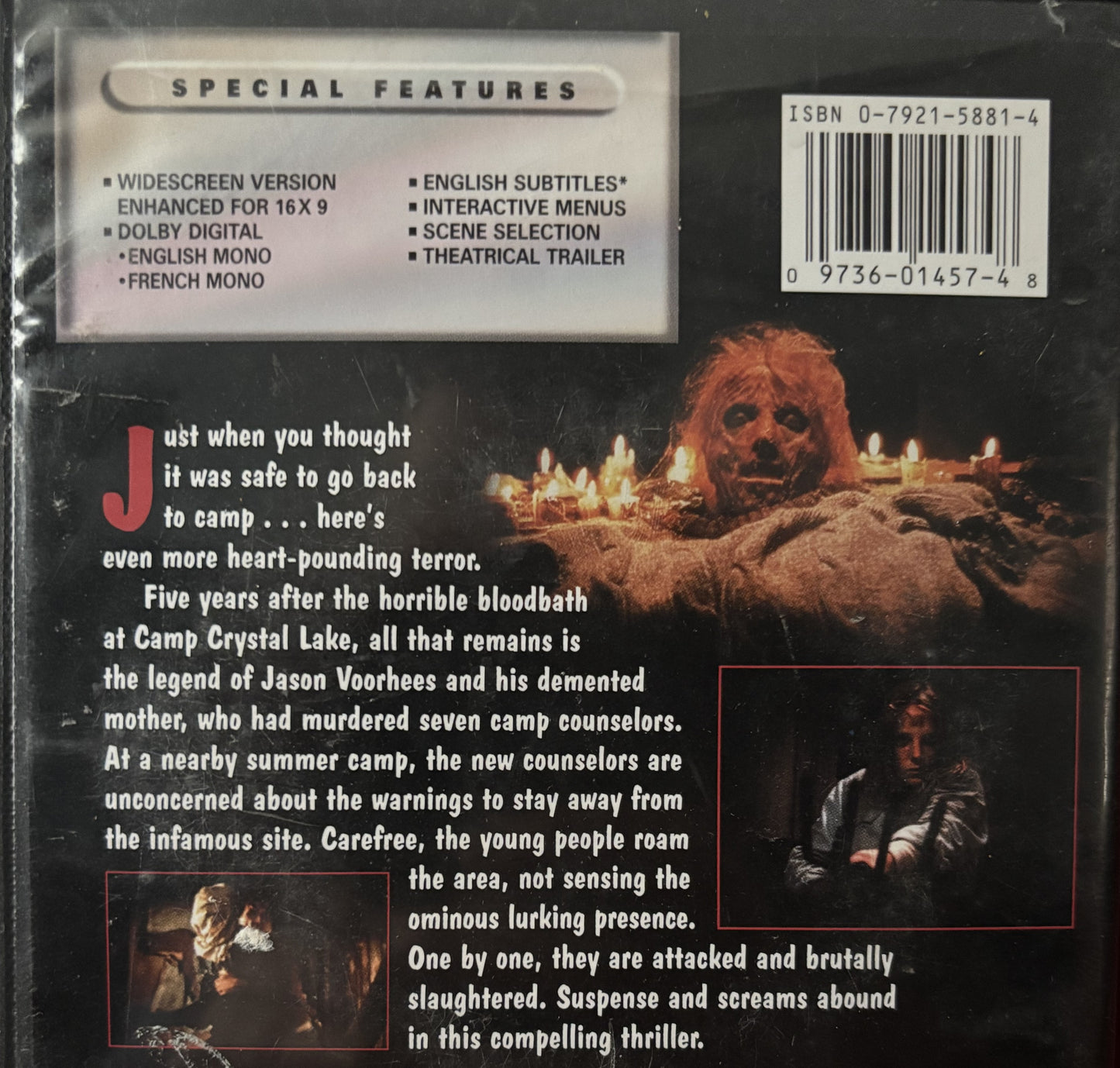 Friday the 13th Part 2 (1981) - DVD - used