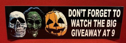 Halloween 3 - bumper sticker