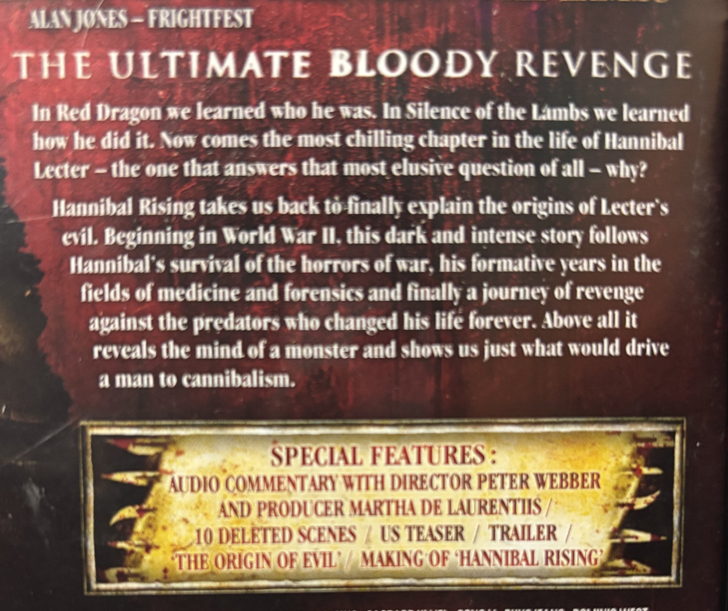 Hannibal Rising (2007) - Blu-Ray - used