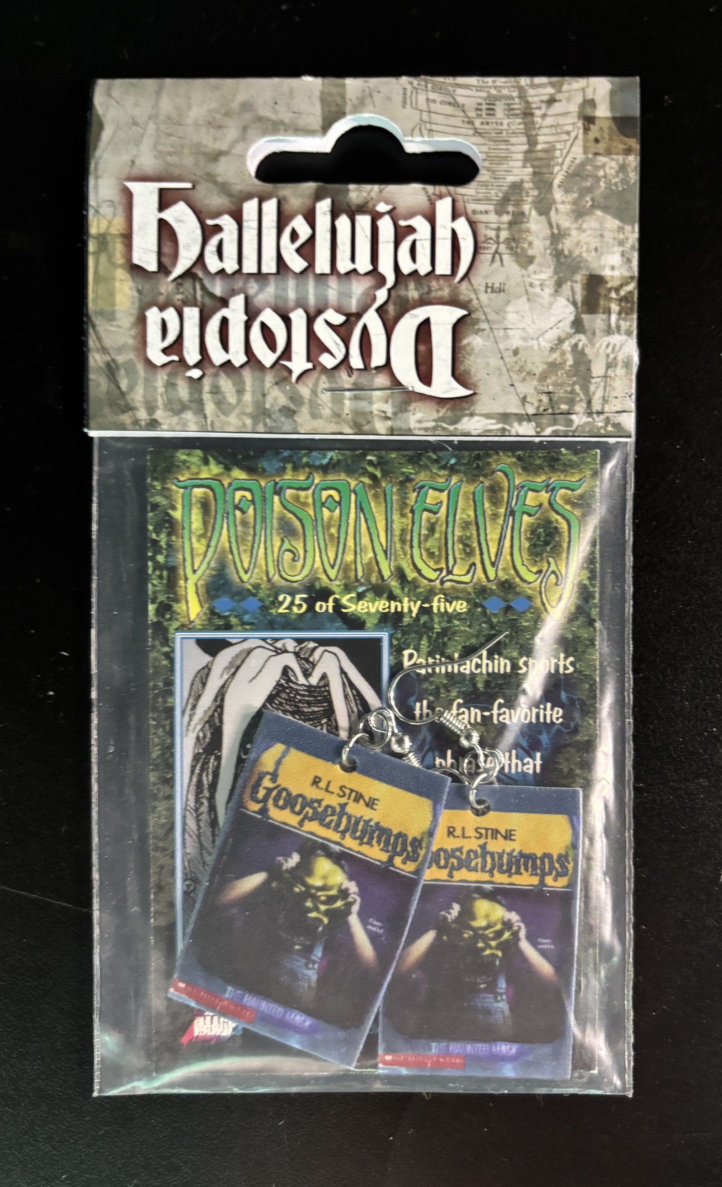 The Haunted Mask Goosebumps Book - Earrings
