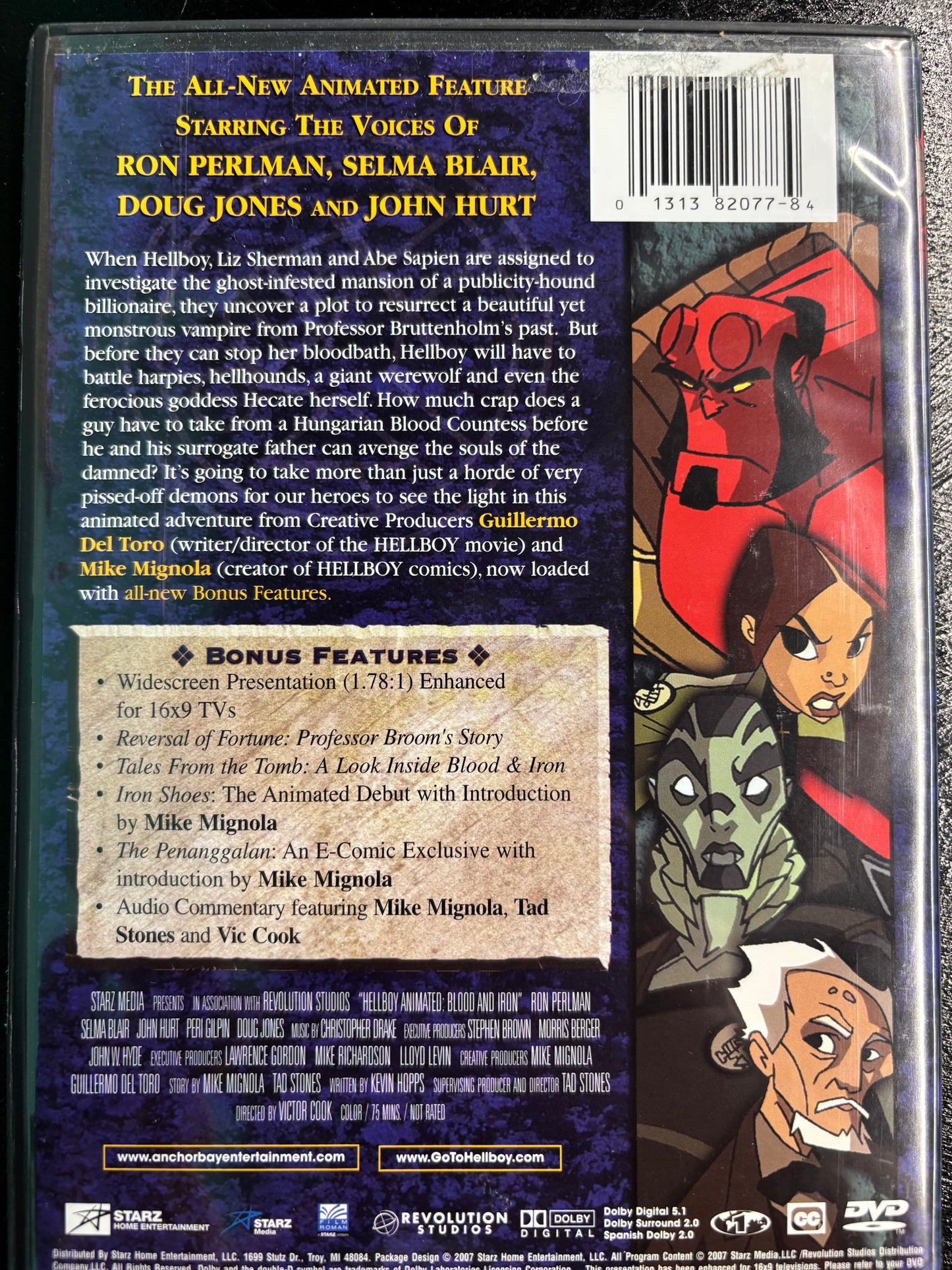 Hellboy Animated; Blood & Iron (2007) - DVD - used