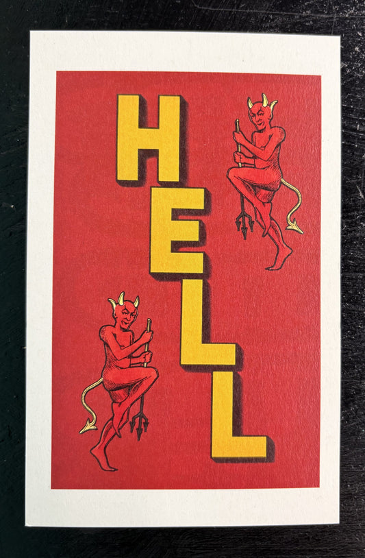 Hell - postcard