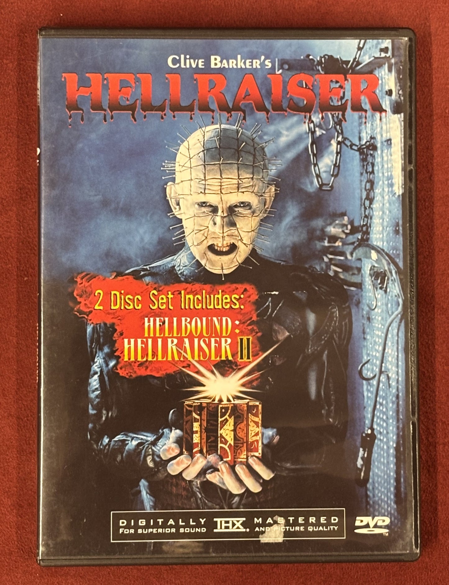 Hellraiser (1988) & Hellbound: Hellraiser 2 (1988) - DVD - used