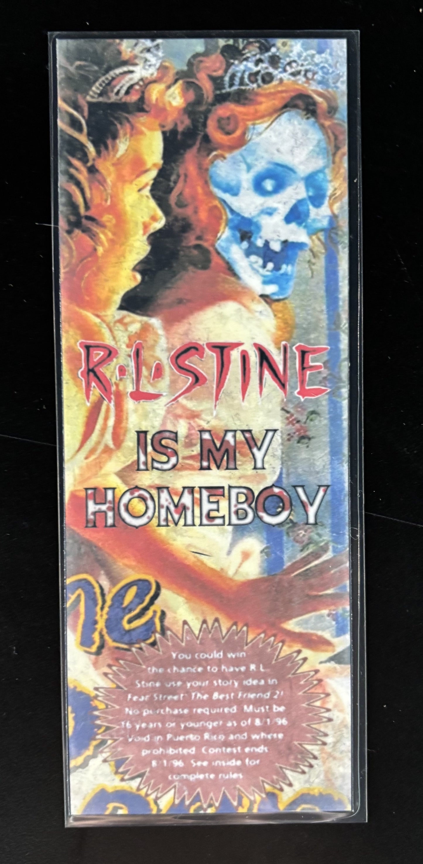 R.L. Stine Is My Homeboy - bookmark