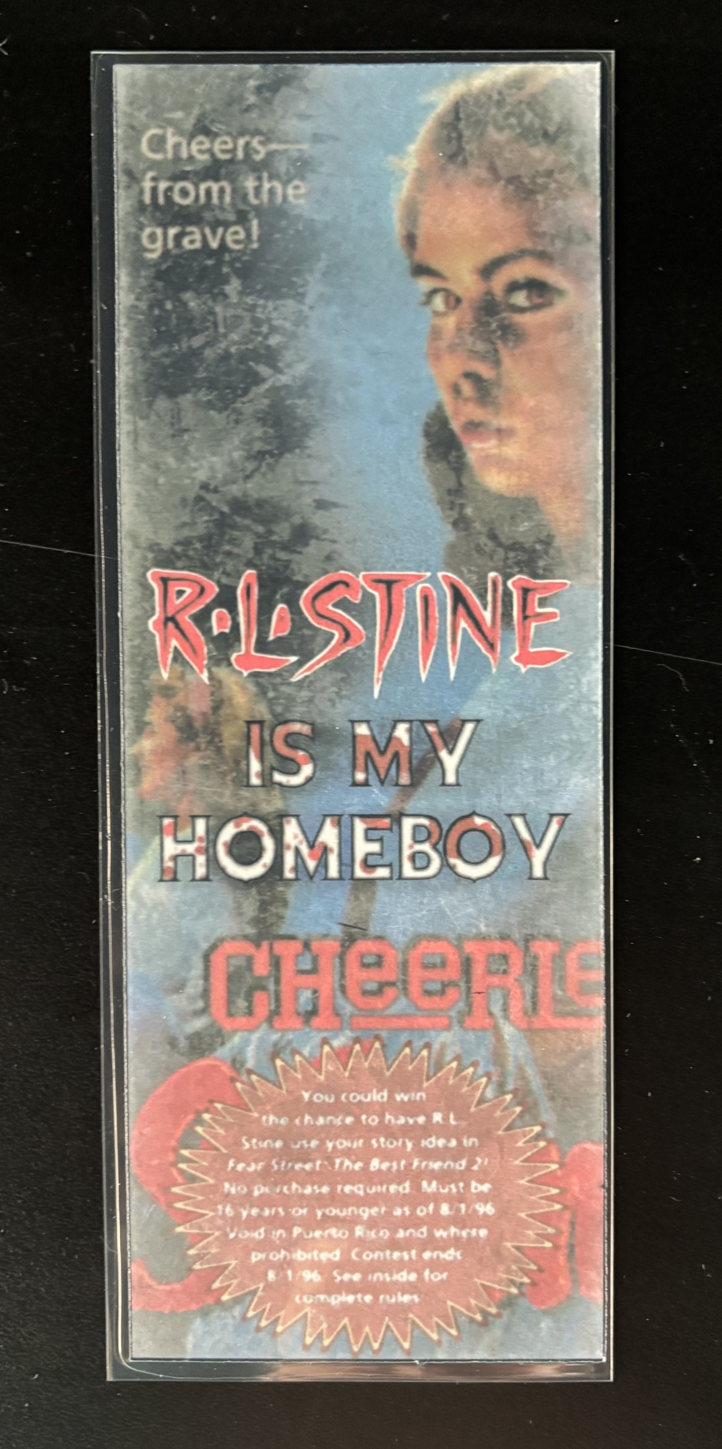 R.L. Stine Is My Homeboy - bookmark