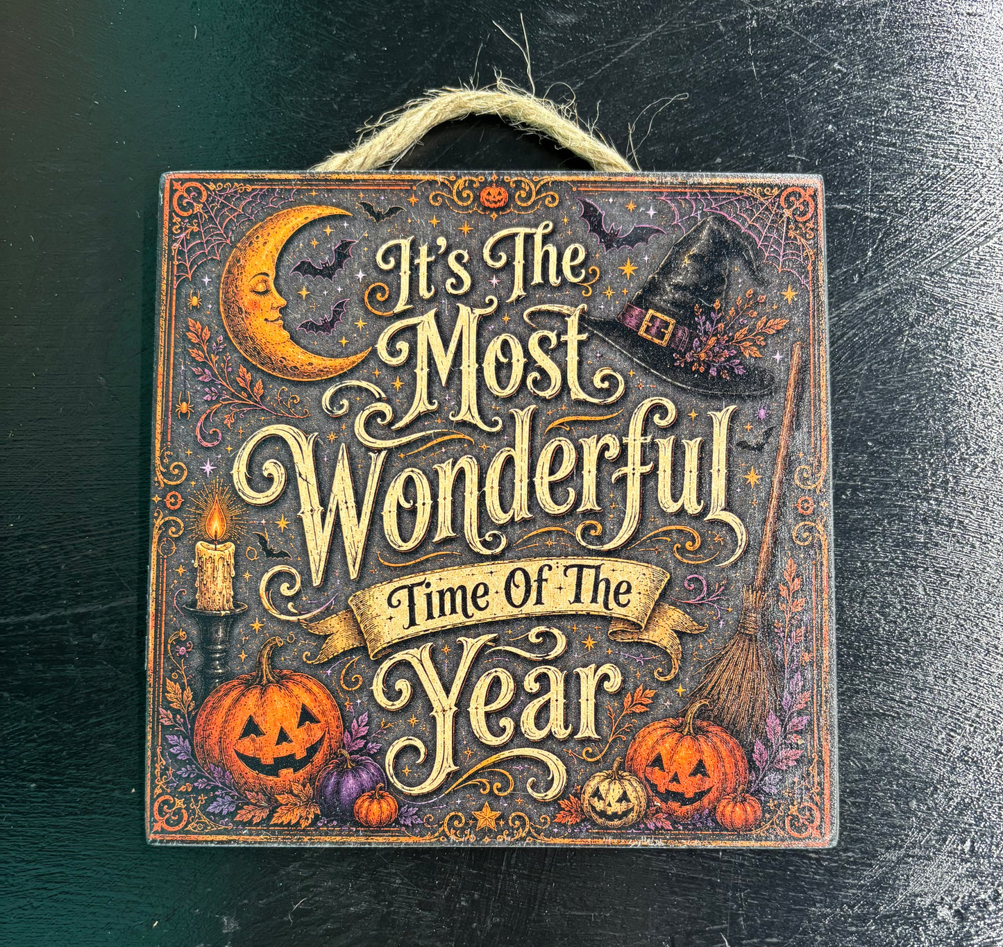 It's The Most Wonderful Time... - Wood Sign