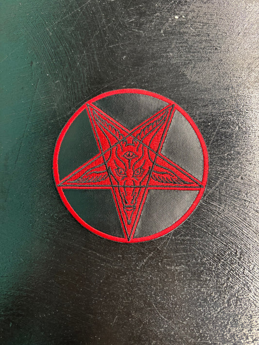 Satanic Circle Shiny Red - Patch