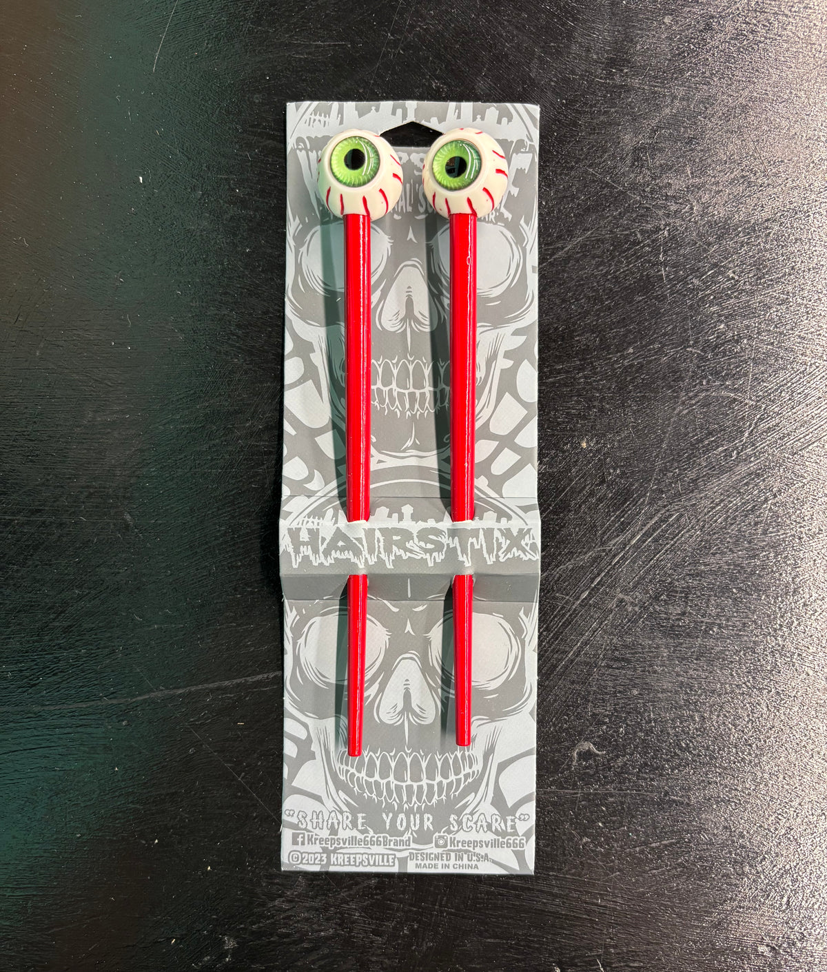 Eyeball - Hair Sticks